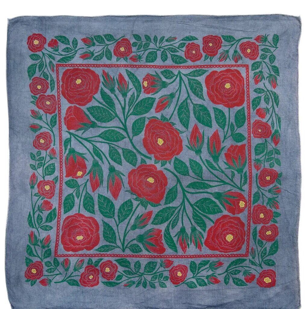 Lili Arnold Studios - Rose Linen Bandana