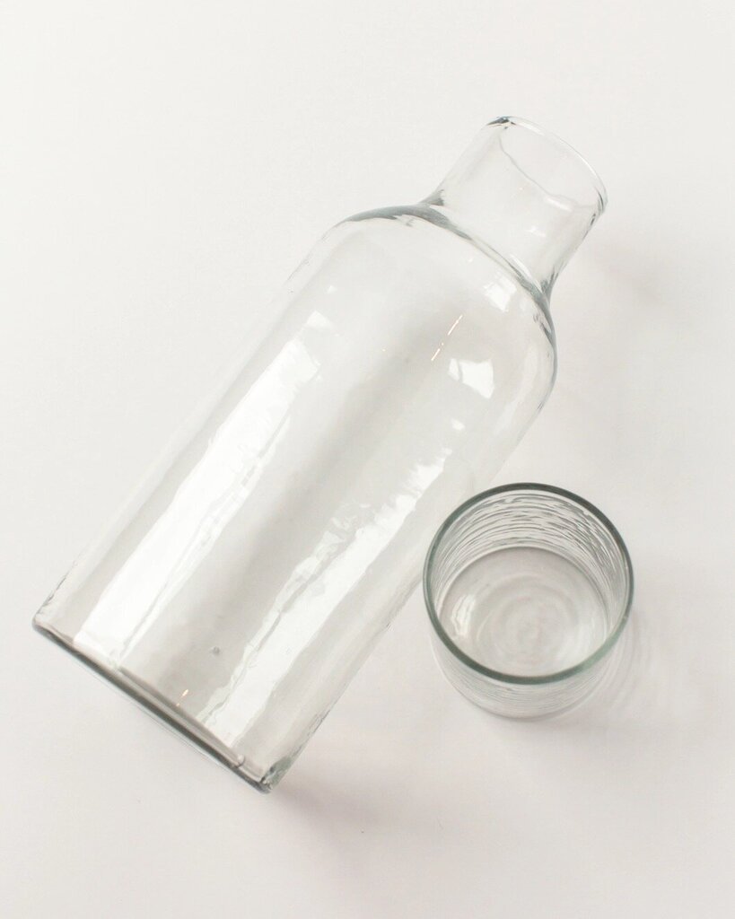 Creative Women - Handblown Clear Recycled Glass Carafe Set