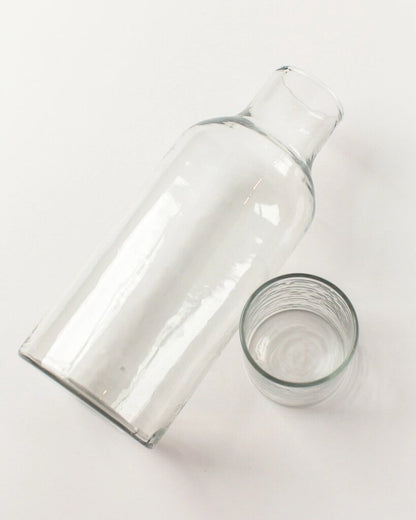 Creative Women - Handblown Clear Recycled Glass Carafe Set