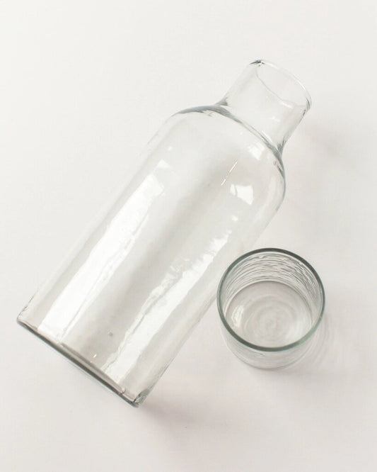 Creative Women - Handblown Clear Recycled Glass Carafe Set