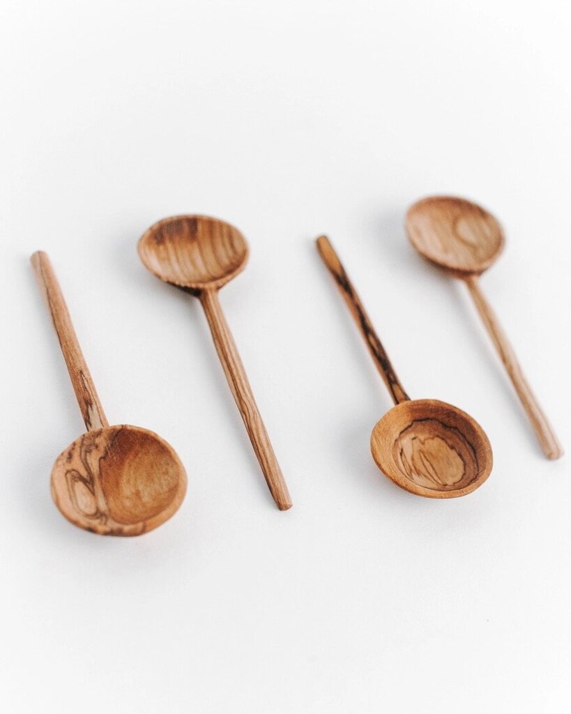 Creative Women - Kenyan Hand-carved Eco Olive Wood Coffee Spoon