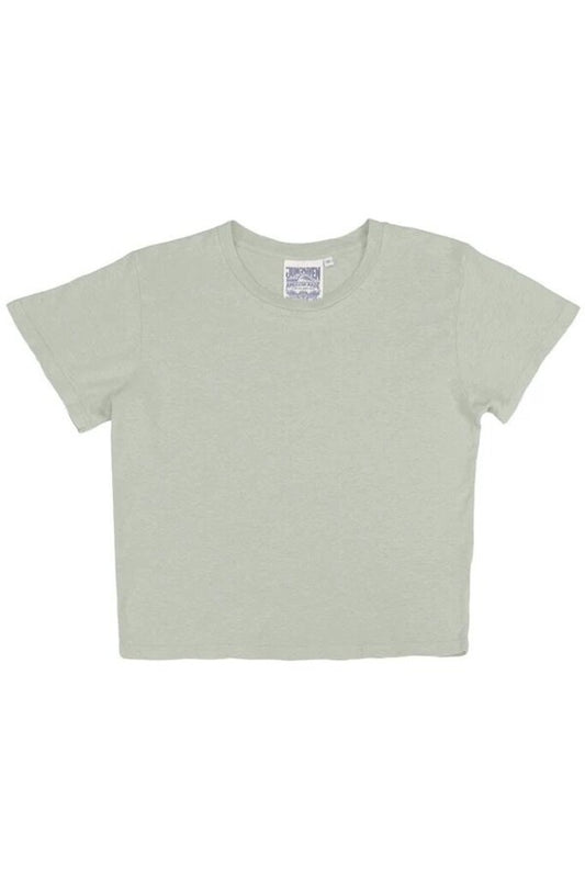 Jungmaven - Agave Green Cropped Lorel Tee - Large