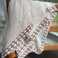 peaceware - Organic Cotton Hand Block-printed Bandana - Cocoa