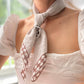 peaceware - Organic Cotton Hand Block-printed Bandana - Cocoa