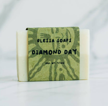 Blessa Soaps - Diamond Day Handmade Natural Soap Bar