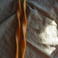 Woven - Handpoured Beeswax Ribbon Taper Candle Pair - Cortes Island, BC