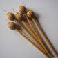 Woven - Handpoured Beeswax Poppy Pod Candle - Cortes Island, BC