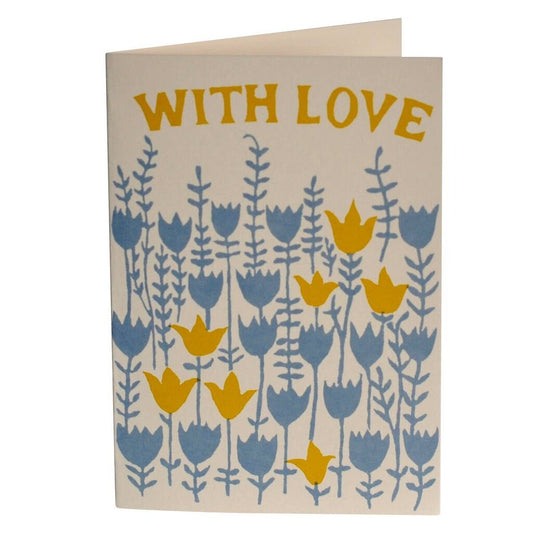 Cambridge Imprint Patternmakers - Tulips With Love Greeting Card