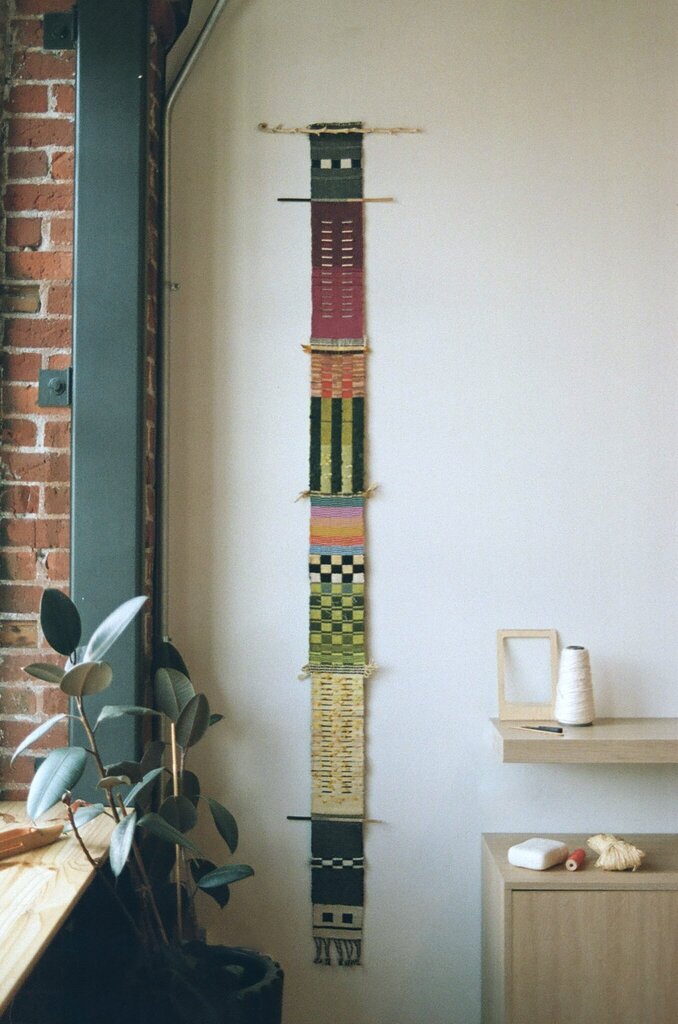 Slices of Home - Original Weaving by Hannah Watson