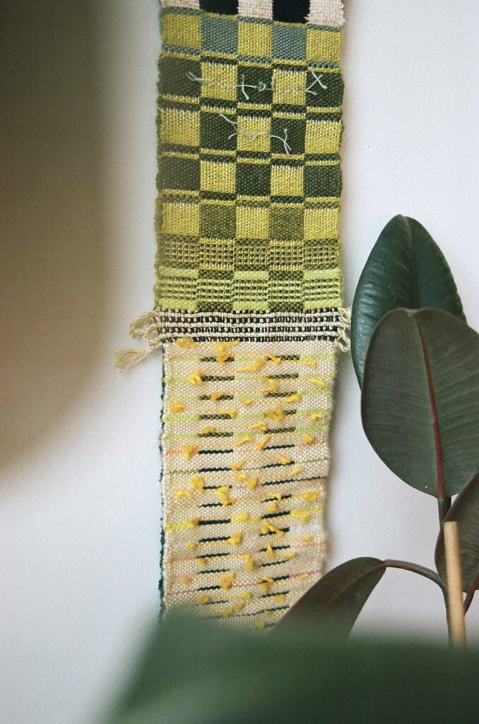 Slices of Home - Original Weaving by Hannah Watson