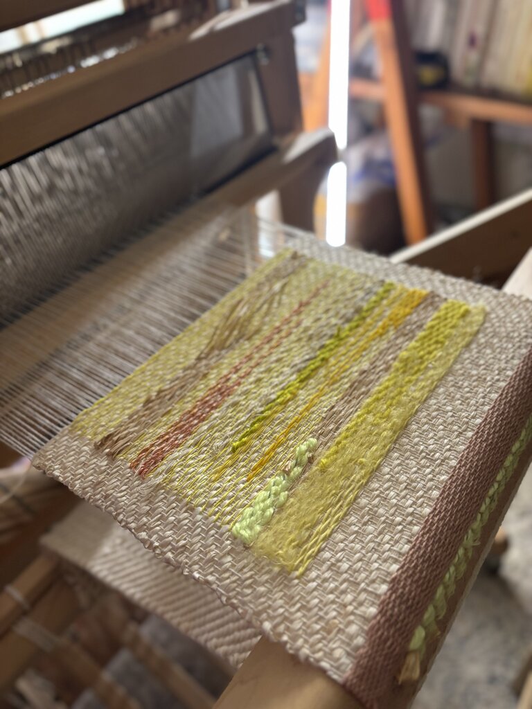 Nascency Triptych - Original Weaving by Hannah Watson