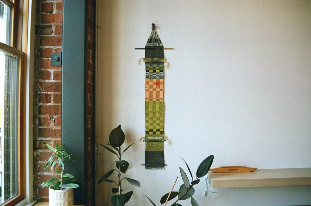 Peach Fuzz - Original Weaving by Hannah Watson