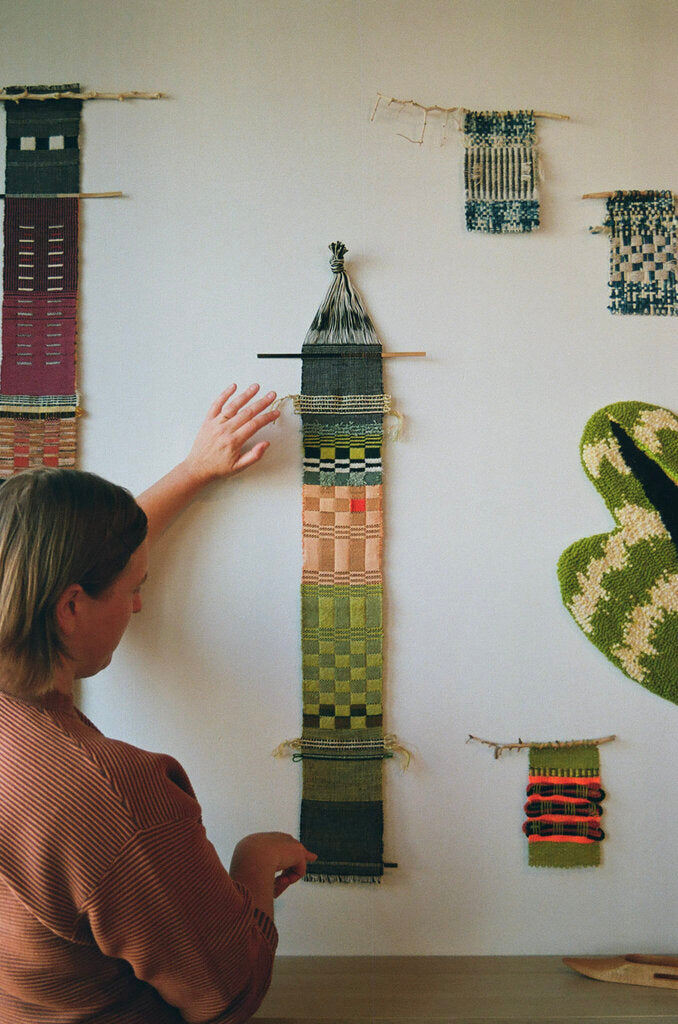 Peach Fuzz - Original Weaving by Hannah Watson
