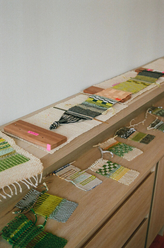 Peach Fuzz - Original Weaving by Hannah Watson