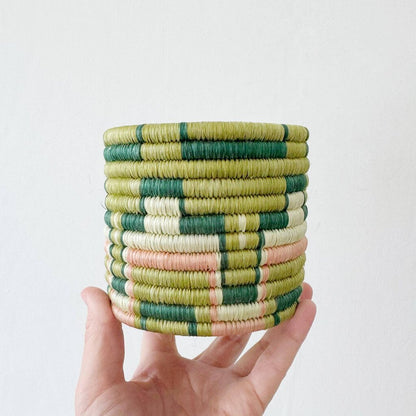 Amsha - Gombe Raffia & Sweetgrass Basket - Woven in Rwanda