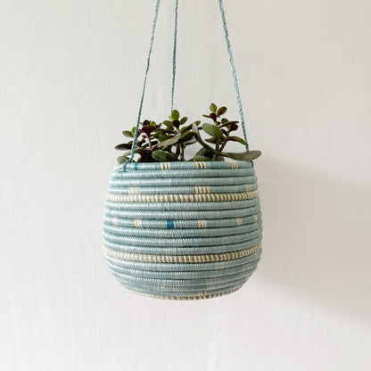 Amsha - Seka Hanging Woven Planter - Crafted in Rwanda
