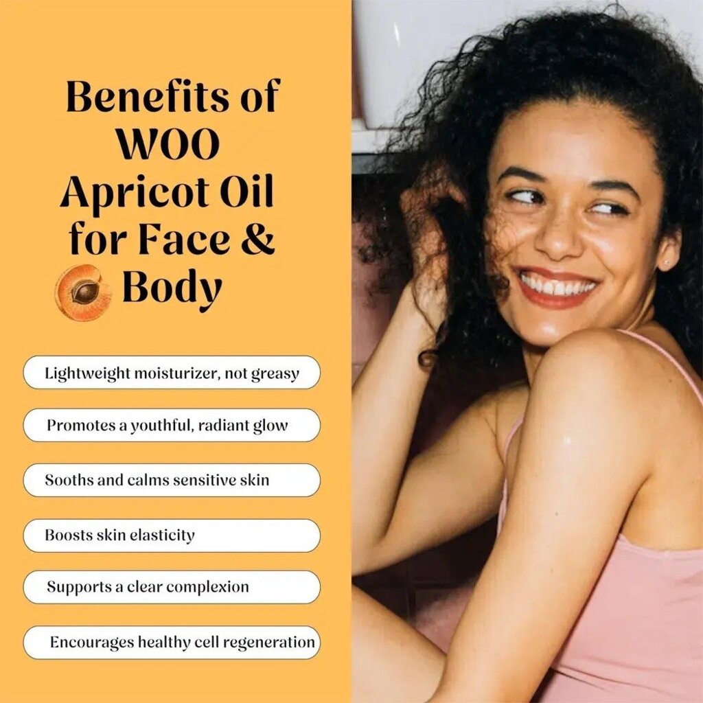 WOO - Organic Cold-pressed Apricot Oil