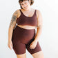 Thunderpants USA - Chestnut Organic Cotton High Rise Bike Shorts - 2X