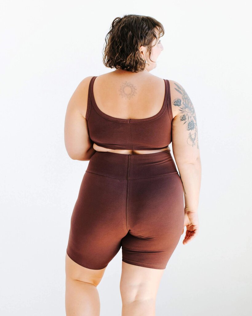 Thunderpants USA - Chestnut Organic Cotton High Rise Bike Shorts - 2X