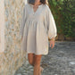 BEACHWOOD - Moon Italian Linen Bella Dress