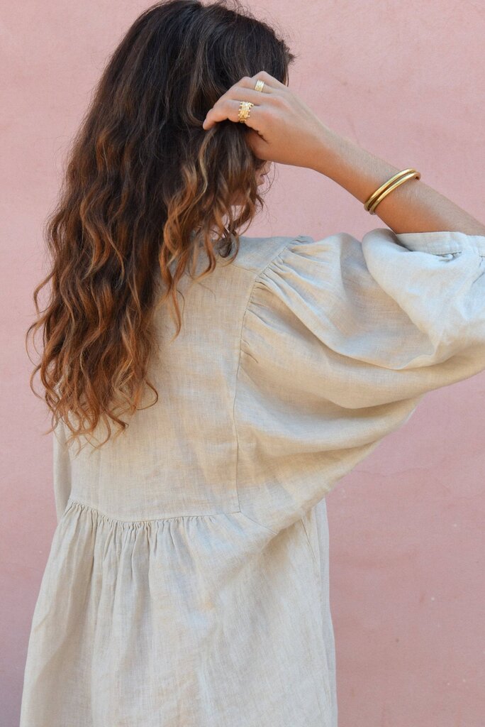 BEACHWOOD - Moon Italian Linen Bella Dress
