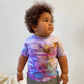 Mira Blackman - Amethyst Hand-dyed Org. Cotton Kid's Tee - 6T