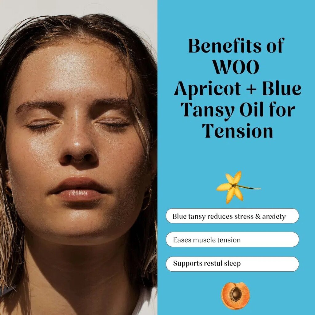 WOO - Organic Cold-pressed Blue Tansy & Apricot Oil