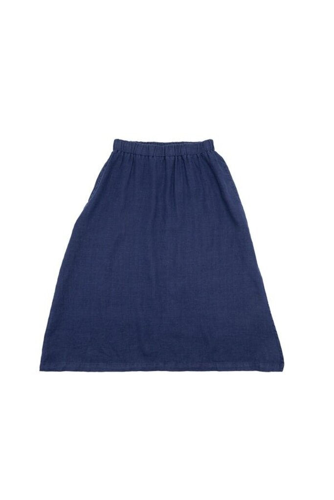 Jungmaven - Deep Indigo 100% Hemp Tennessee Skirt - Small