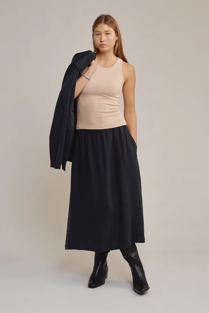 Jungmaven - Deep Indigo 100% Hemp Tennessee Skirt - Large