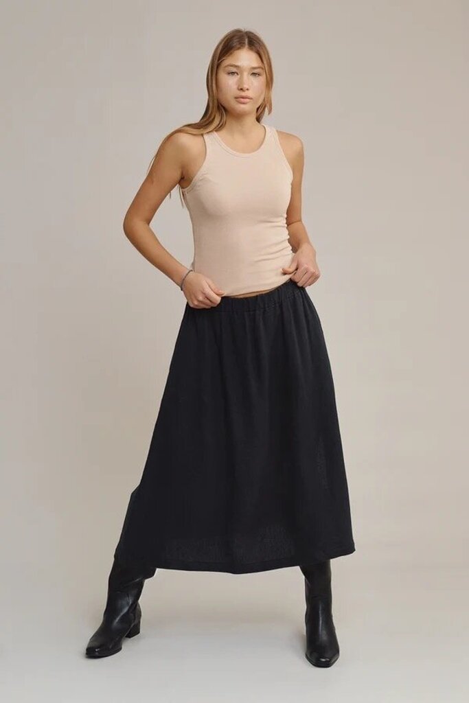 Jungmaven - Deep Indigo 100% Hemp Tennessee Skirt - Large