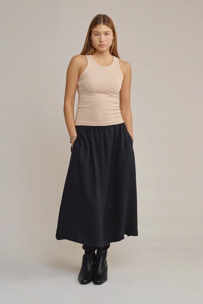Jungmaven - Deep Indigo 100% Hemp Tennessee Skirt - Medium