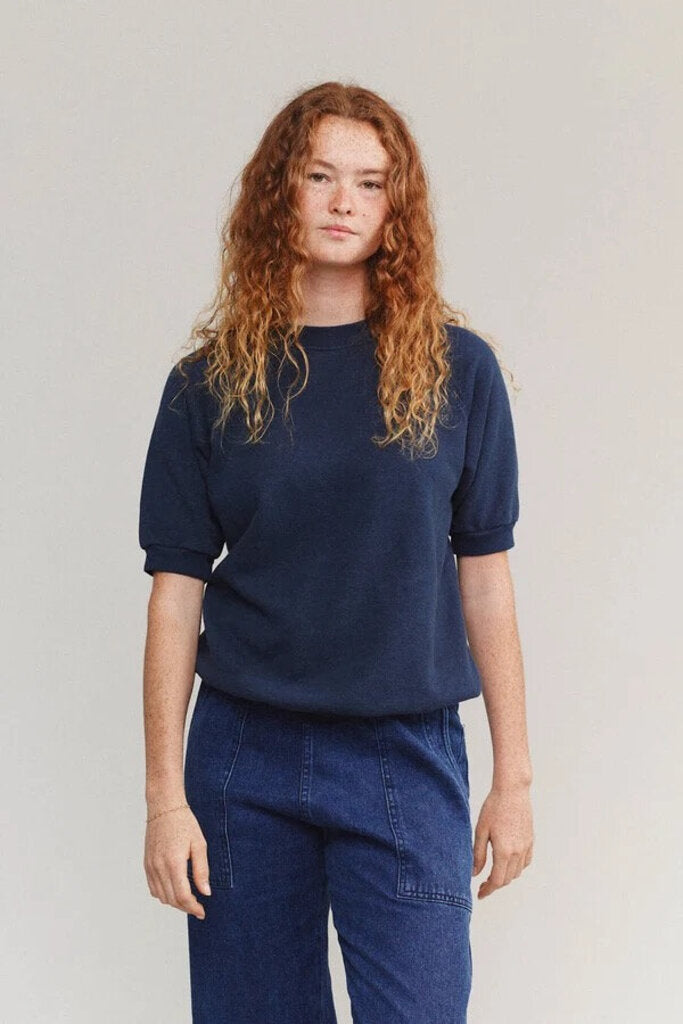 Jungmaven - Rain Washed Shortsleeve Hemp Raglan Fleece Sweatshirt - Large