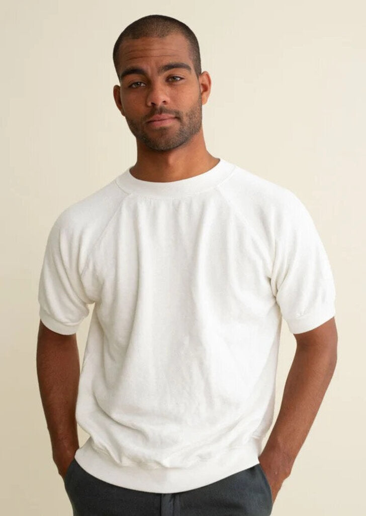 Jungmaven - Rain Washed Shortsleeve Hemp Raglan Fleece Sweatshirt - Small
