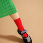 Hansel from Basel - Candy Apple Trouser Crew Sock