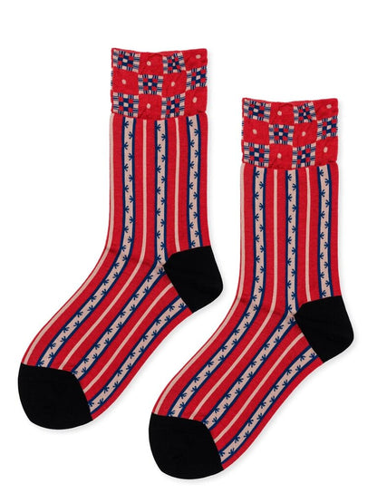 Hansel from Basel - Cottage Taffy Crew Sock