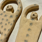Roaming Barefoot - Astral Figure - Ceramic Wall Sculpture