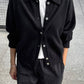 Le Bon Shoppe - Black Cashmere Lou Cardigan - Medium/Large