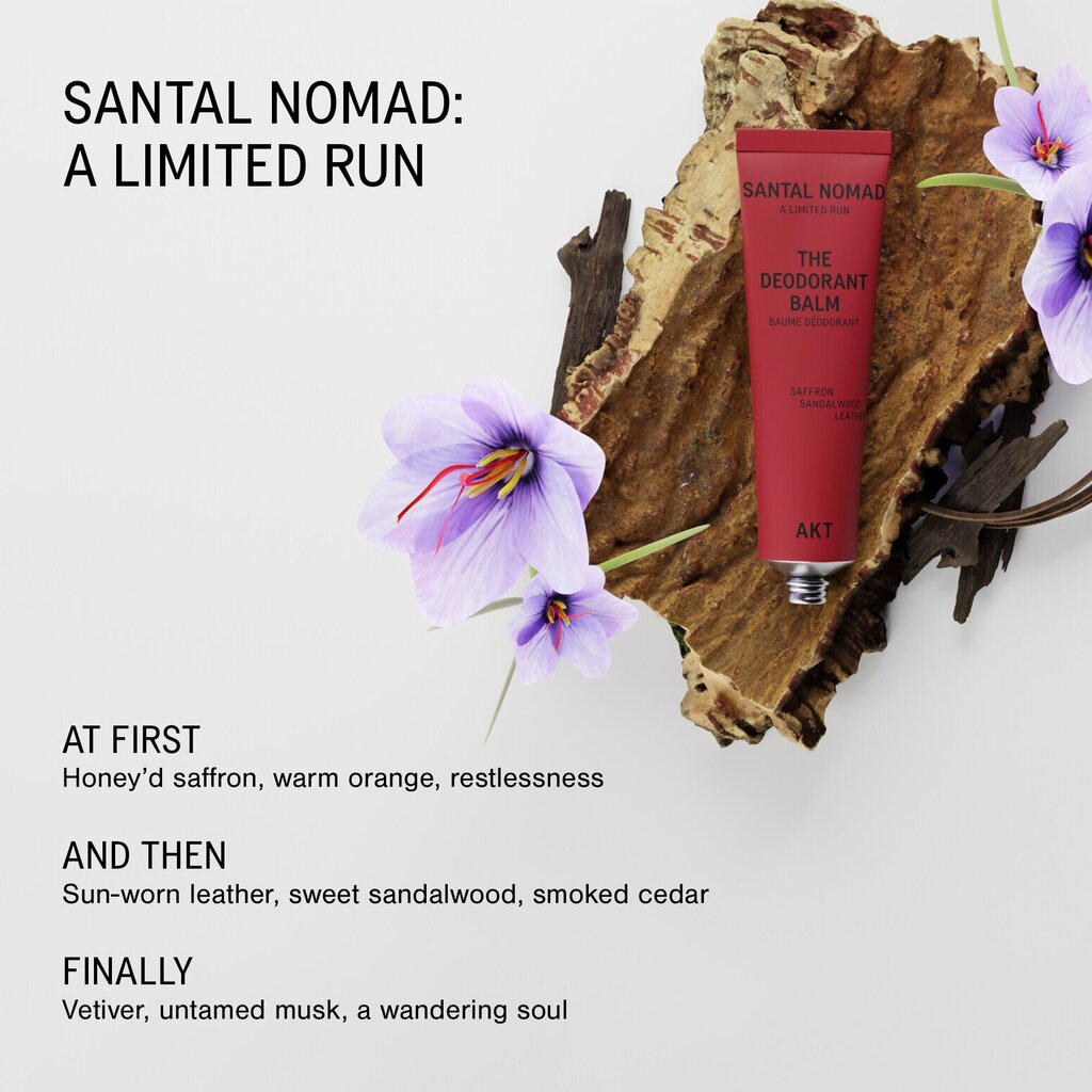 AKT London - Santal Nomad Deodorant Balm - Limited Edition Scent