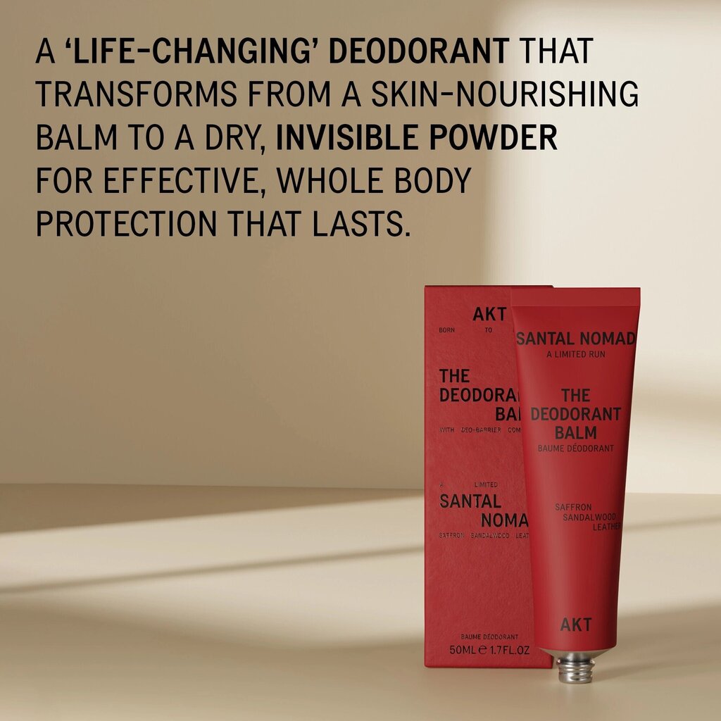 AKT London - Santal Nomad Deodorant Balm - Limited Edition Scent