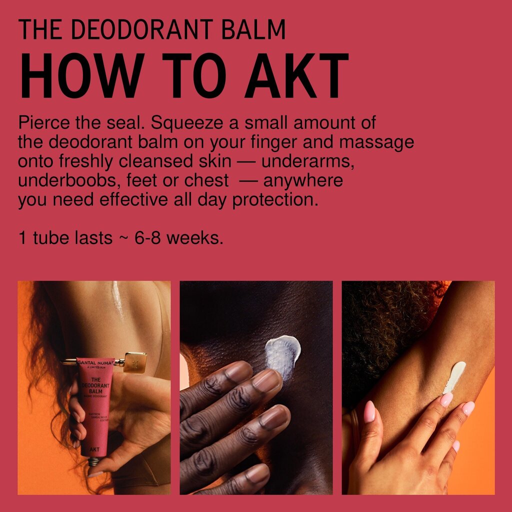 AKT London - Santal Nomad Deodorant Balm - Limited Edition Scent