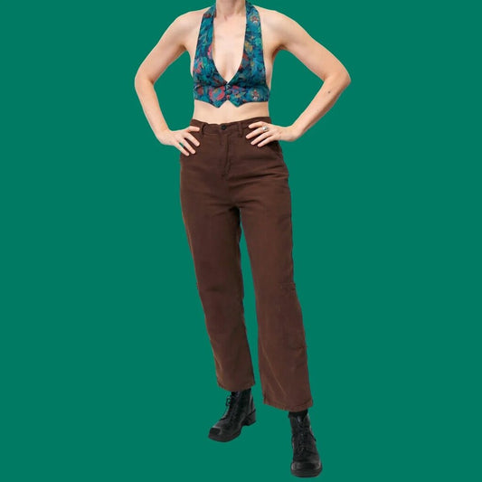 MEALS - Chocolate Cotton Canvas Forager Pants - Small
