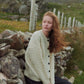 Aran Woollen Mills - Irish Cream Knit Merino Aran Cardigan - Medium