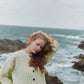 Aran Woollen Mills - Irish Cream Knit Merino Aran Cardigan - Small