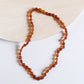 Canyon Leaf - Classic Baltic Amber Knotted Strand Necklace - 12" Baby