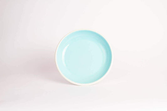 Crow Canyon - Enamelware Dinner Plate - Light Blue