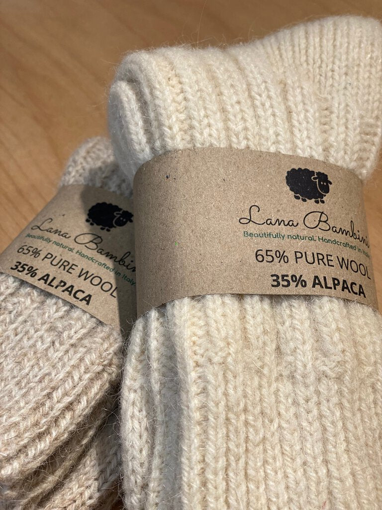 Lana Bambini - Handcrafted Italian Socks - Oatmeal - 38/39