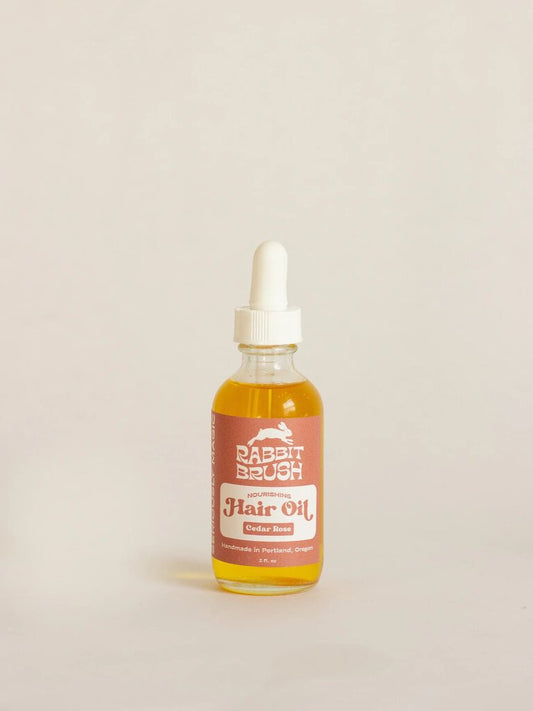 Rabbit Brush Goods - Cedar Rose Hair Oil - 2 oz