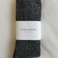 Le Bon Shoppe - Snow Socks - Charcoal Confetti