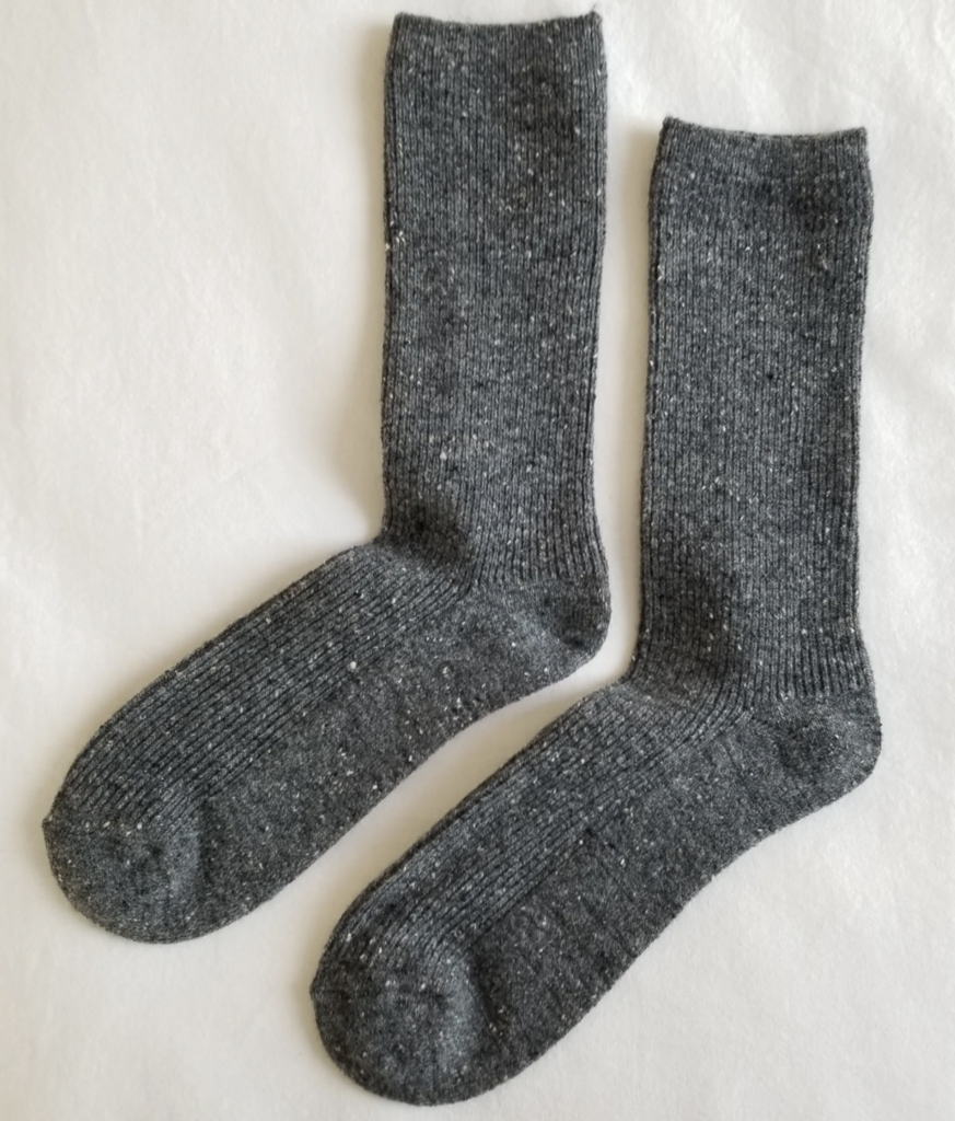 Le Bon Shoppe - Snow Socks - Charcoal Confetti
