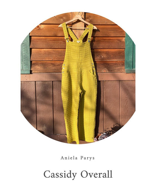 Aniela Parys - Yellow Plum Cotton Cassidy Overalls - Medium